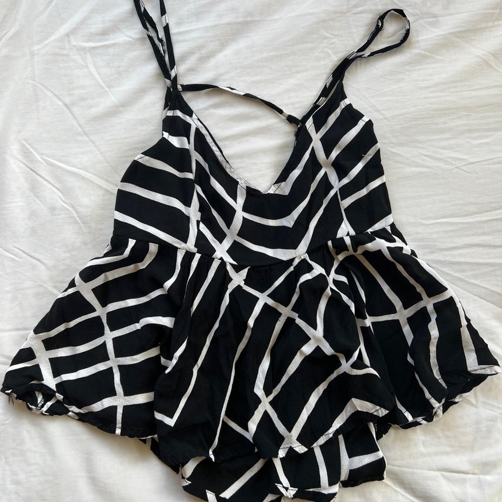 Ava Sky open back top